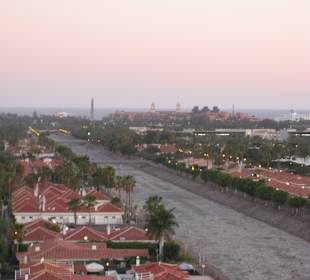 Blick aus dem Riesenrad am Abend
