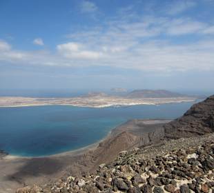 Impression von La Graciosa vom Mirador del Rio aus