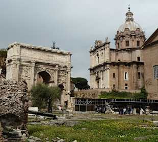 Forum Romanum mit Bogen des Septimius Severus