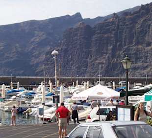 Steilküste mit Hafen