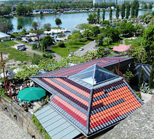 Blick vom Münsterplatz zum Rhein