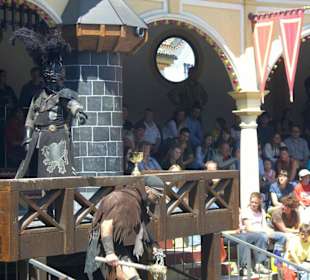 Rittershow in der spanischen Arena