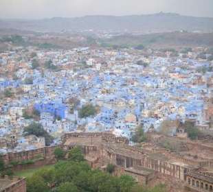 Blick vom Fort auf Jodhpur