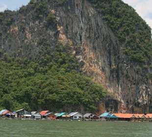 Dorf auf Stelzen (Nähe Phang Nga Bucht)