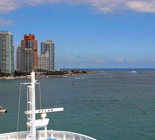 Hafenausfahrt South Beach