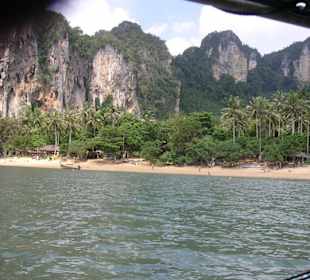 Küstenlandschaft zwischen Ao Nang und Railay West