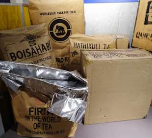 In den Räumen des Teehandels