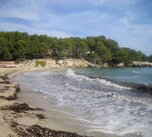Badebucht beim Hotel, öffentlich