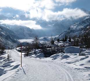 Wanderweg zum Morteratsch-Gletscher