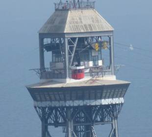 Blick in den Hafen von Barcelona