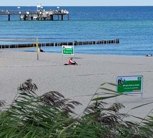 Etwas kühl am Strand.