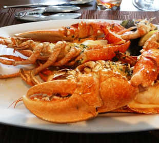 Ganzer frischer Hummer gegrillt