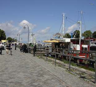 Beliebte Flaniermeile am Alten Strom