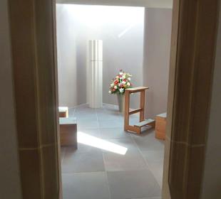 Blick in den Andachtsraum