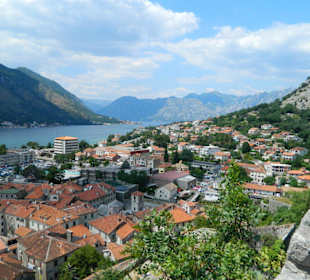 Kotor von oben gesehen