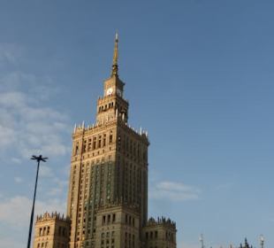 Die moderne Skyline von Warschau