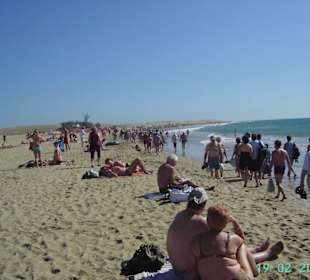 Der Strand von Maspalomas
