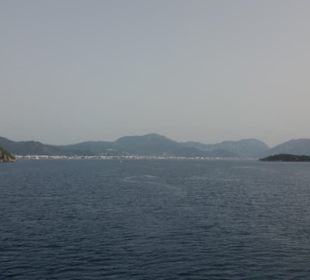 Die ersten Landsichtungen von Marmaris 