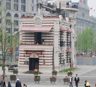 Das Gebäude der Wettersignal-Station