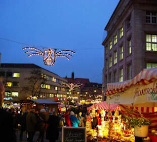 Der Markt wurde nach oben verlegt
