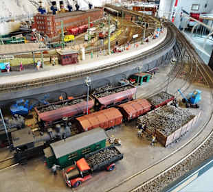 In der Modellbahn-Abteilung des Museums