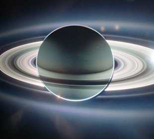 Saturn auf einem Bild