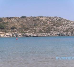 Strand in Kolymbia