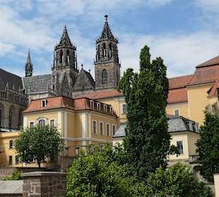 Der Dom von Magdeburg am Domplatz