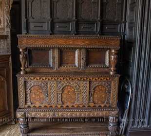 Detail eines Raums im Malahide Castle