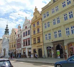 Häuser am Náměstí Republiky