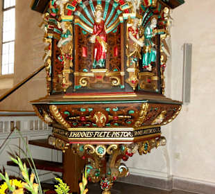 Details der Kanzel der St.-Ulrichs-Kirche