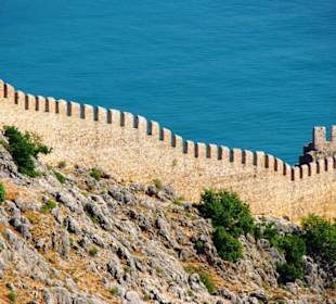 Burg von Alanya (Ic Kale) An&/Abfahrt