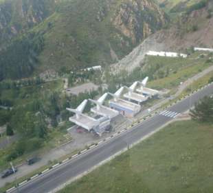 Almaty Skigebiet Chimbulak Talfahrt