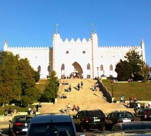 Zamek od strony placu Zamkowego