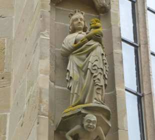 Madonna u Kragstein, Außenwand östliche Chorseite