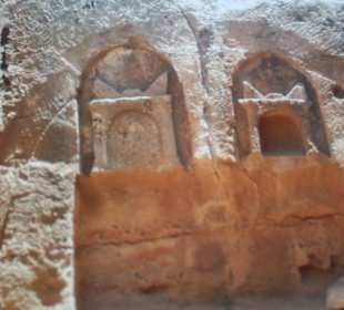 Gut erhaltene Ruinen