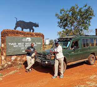 Fahrer Ben und Guide Markus