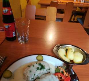 Fleschknepp mit Grummbeere und Meerrettichs