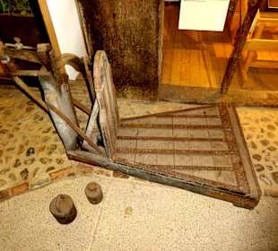 Exponate aus der Diele des Bauernhauses