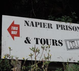 Hinweisschild auf das Museum