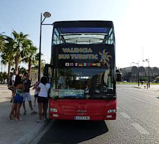 Bus der blauen Linie