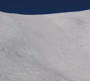 Skipiste im Skigebiet Zinal