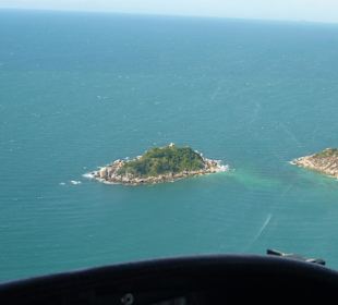 Blick aus dem Hubschrauber