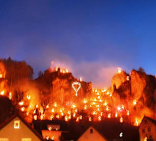 Im hinteren Bereich Pottenstein