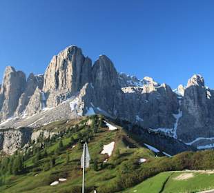 Am Rifugio Frara Grödner Joch