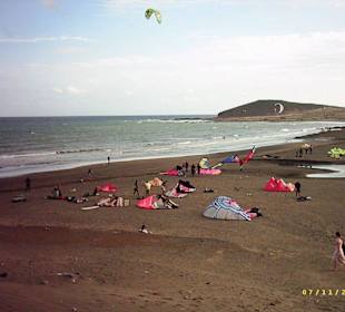 Surfer am Playa de Tejita