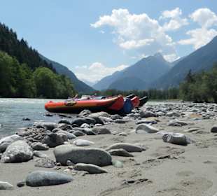 Flossfahrt auf dem Inn