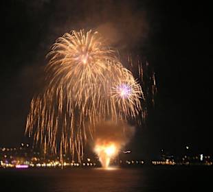 Feuerwerk 1. August in Montreux