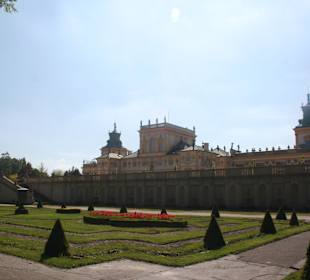 Widok na dolny i górny ogród.