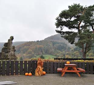 Holz und Ausblick